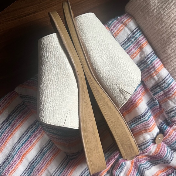 Rampage white leather open toe mules - Picture 3 of 6